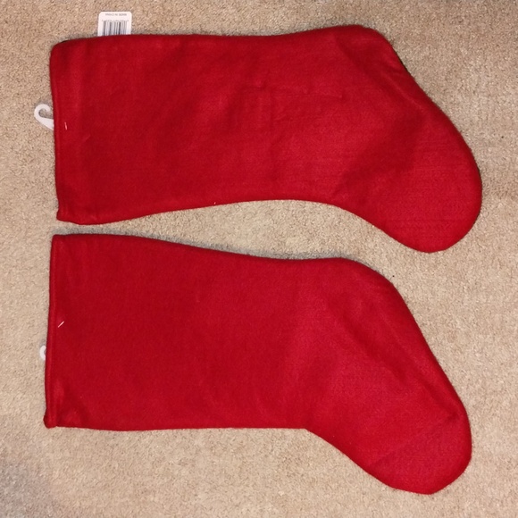 2 Pcs Prima Creations Christmas Felt Stockings - Picture 2 of 4